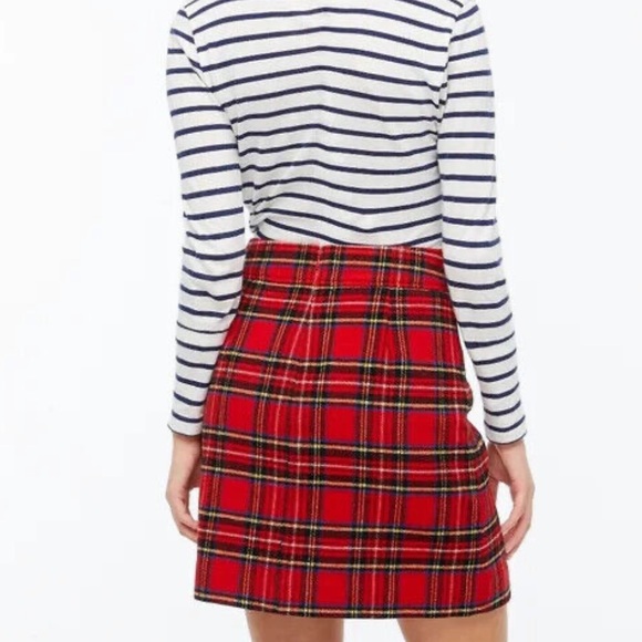 NEW j.crew factory Tartan A-line skirt - Picture 12 of 15